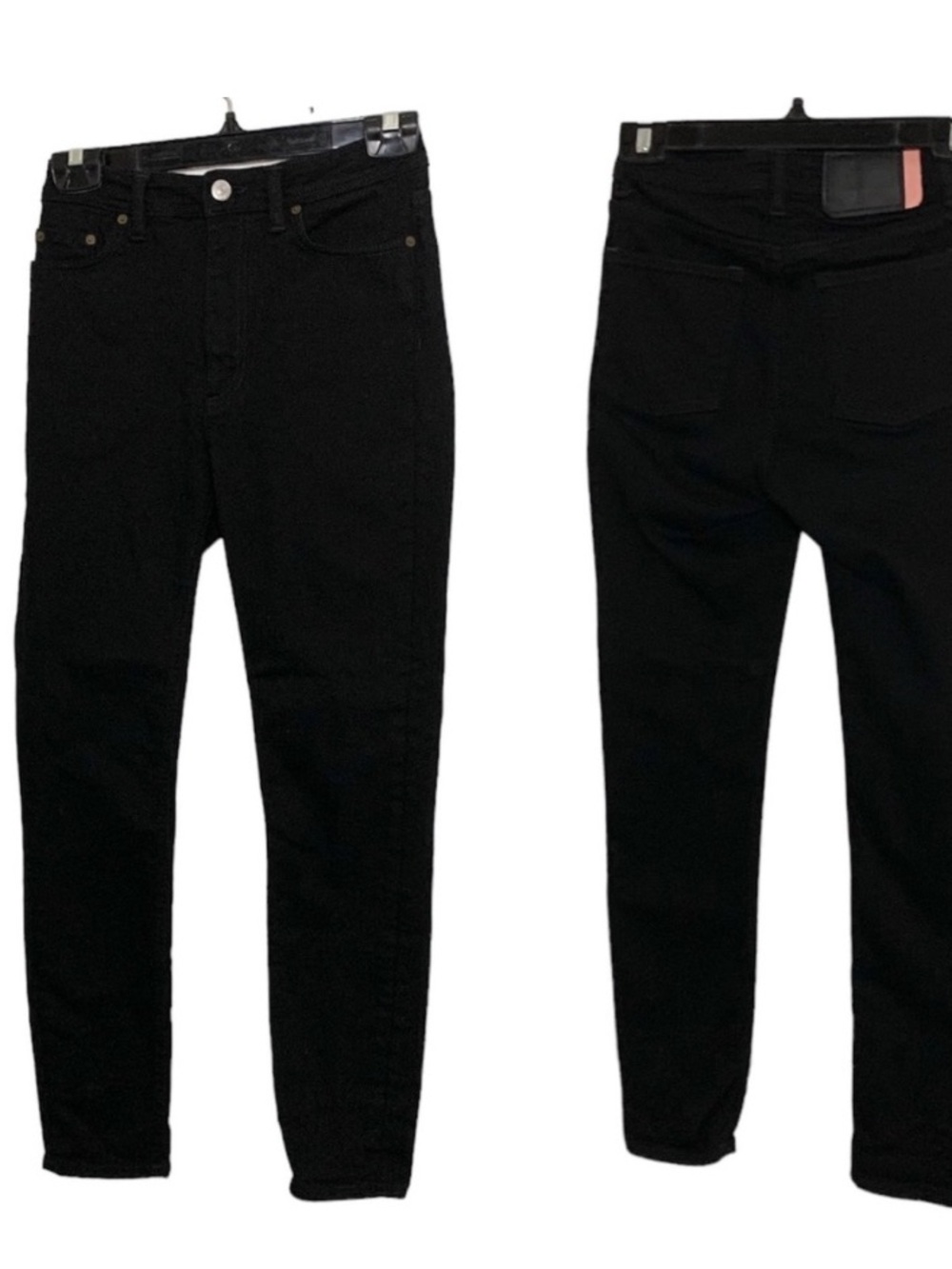 Acne Studios Bla Konst  skinny pegged jeans in black